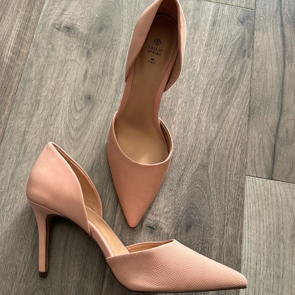 Pink Leather Heels - Picture 4 of 5